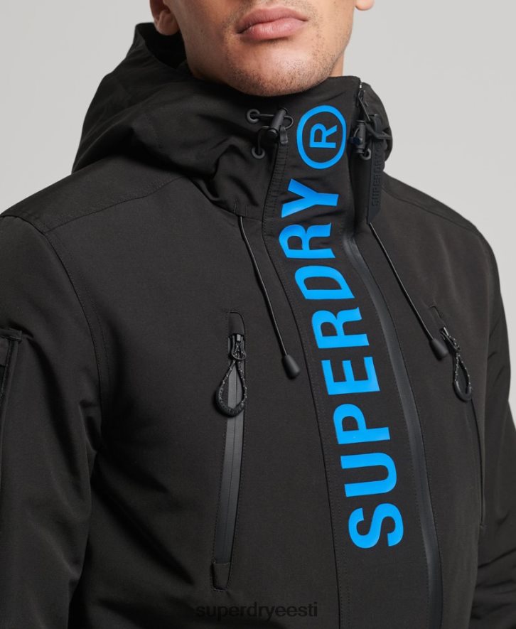 Superdry mehed ülim sd windcheater jope B2LT4922 Riietus must