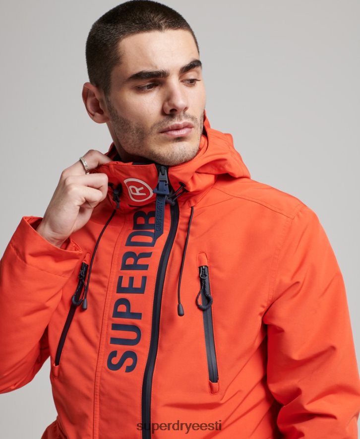 Superdry mehed ülim sd windcheater jope B2LT4998 Riietus oranž