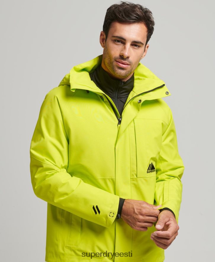 Superdry mehed lume ultra jope B2LT4977 Riietus kollane