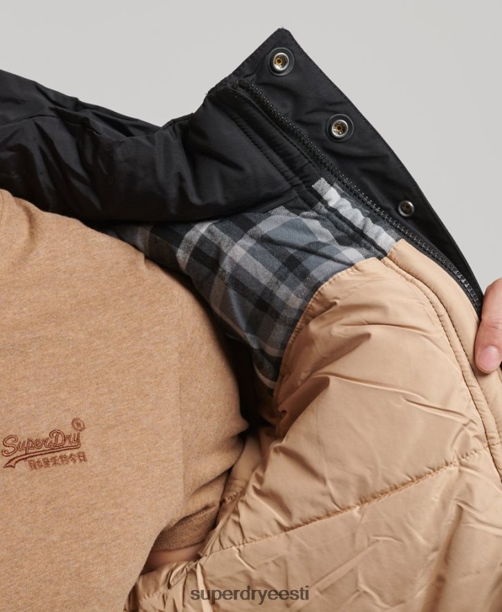 Superdry mehed mägine puff jope B2LT44533 Riietus tumesinine