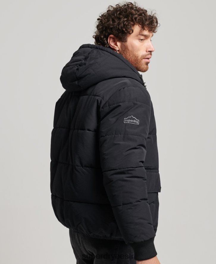 Superdry mehed mägine puff jope B2LT44696 Riietus tumehall