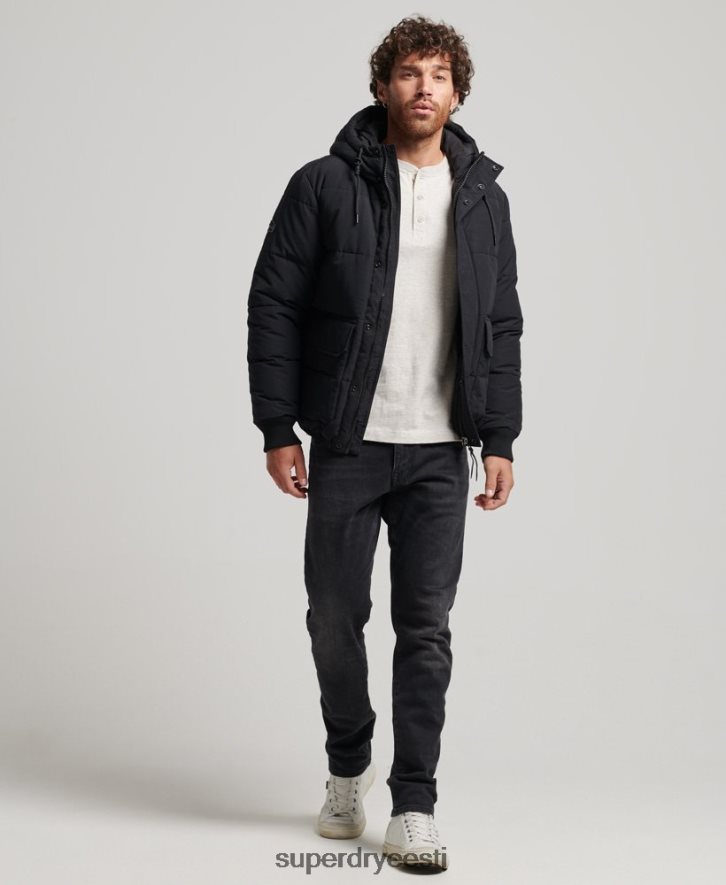 Superdry mehed mägine puff jope B2LT44696 Riietus tumehall