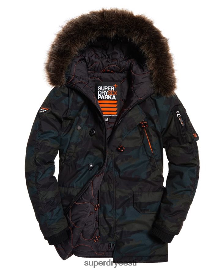 Superdry mehed park jope B2LT41134 Riietus roheline