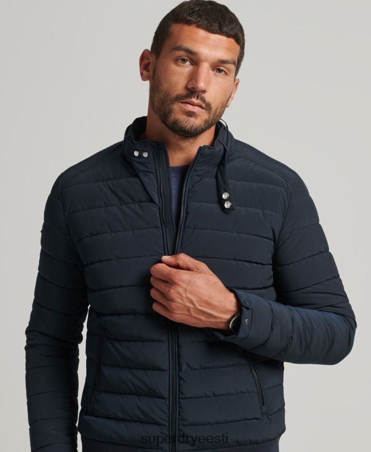 Superdry mehed polsterdatud harringtoni jope B2LT4965 Riietus merevägi