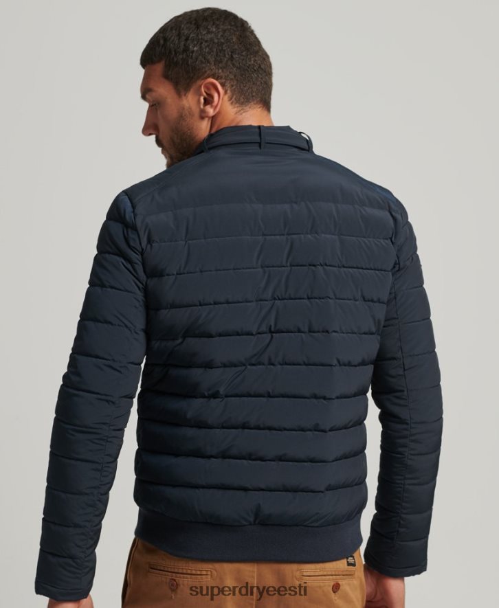 Superdry mehed polsterdatud harringtoni jope B2LT4965 Riietus merevägi