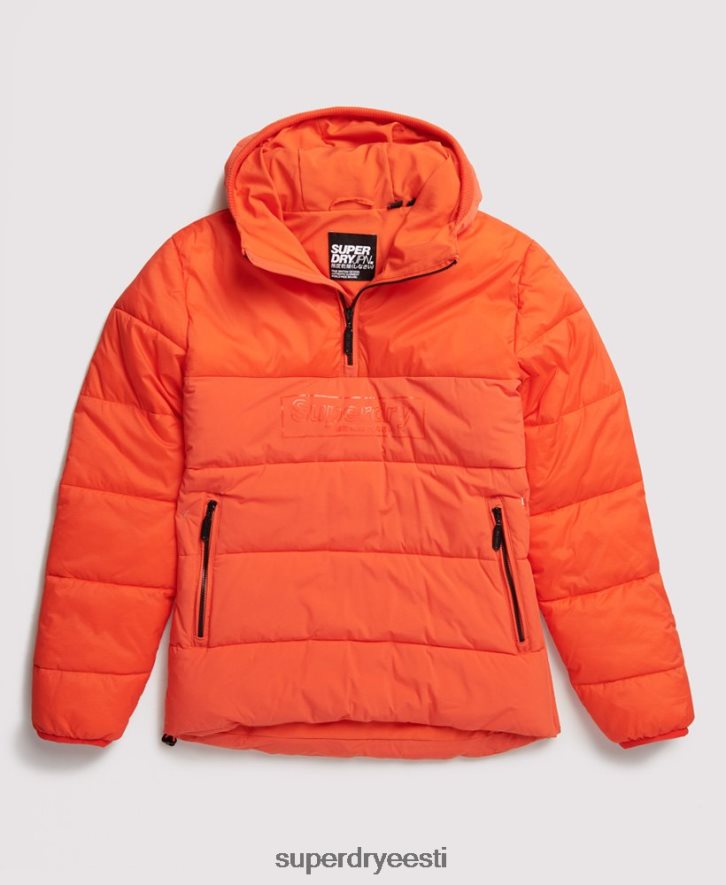 Superdry mehed polsterdatud vabaaja jope B2LT44755 Riietus oranž