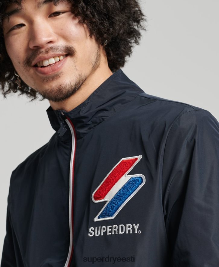 Superdry mehed raja jope B2LT41153 Riietus merevägi