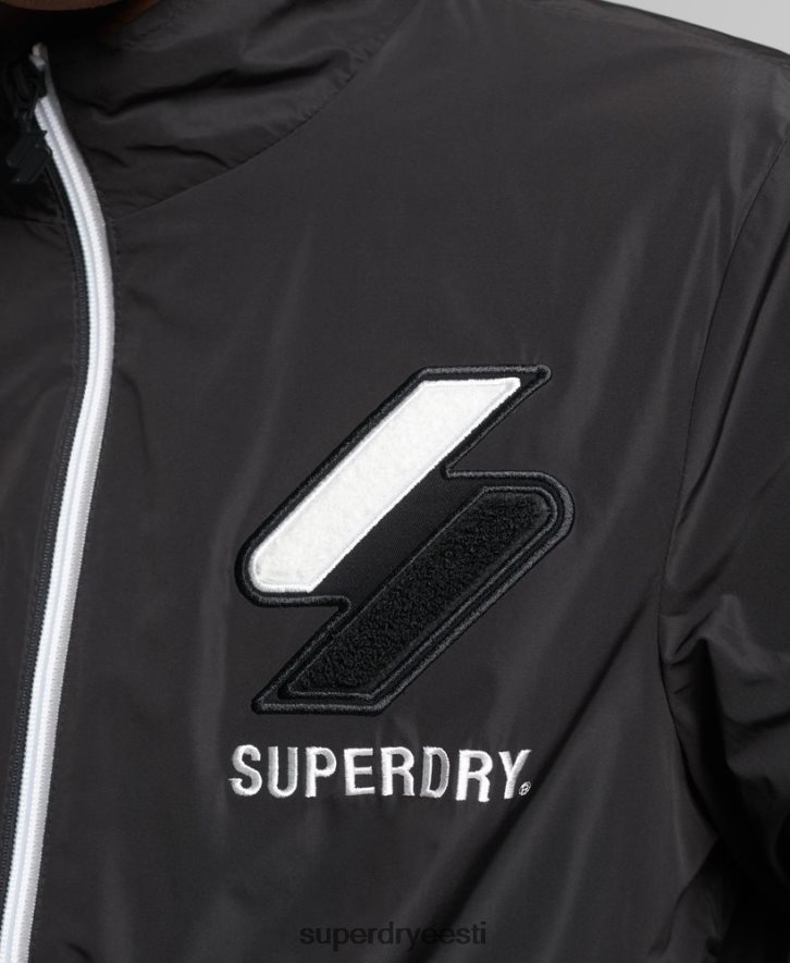 Superdry mehed raja jope B2LT41172 Riietus must