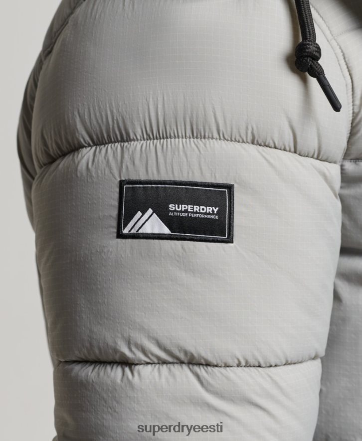 Superdry mehed ripstop õngejada puhvis jope B2LT41100 Riietus helehall