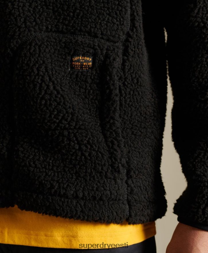 Superdry mehed sherpa tööriiete jope B2LT44710 Riietus pruun