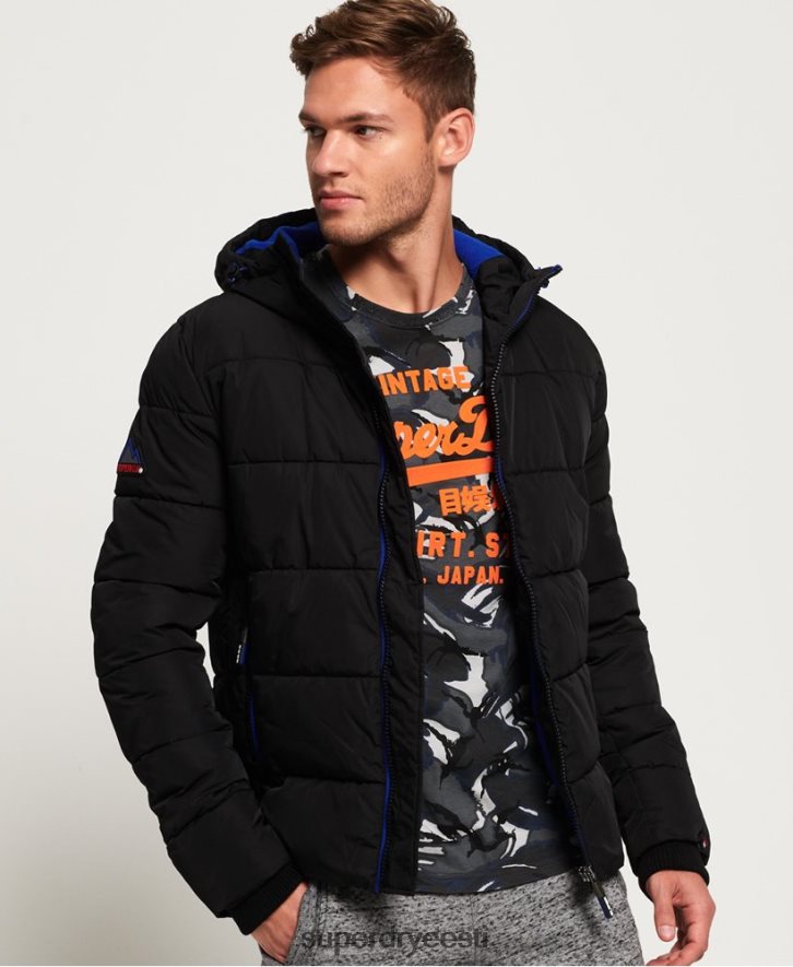 Superdry mehed sportlik puffjope B2LT41170 Riietus must