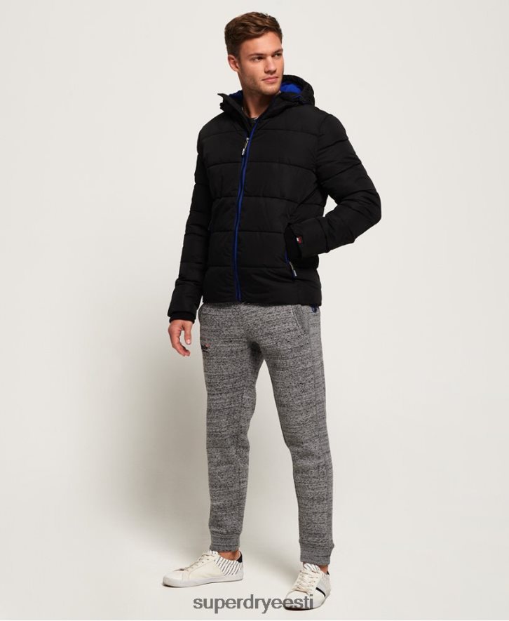 Superdry mehed sportlik puffjope B2LT41170 Riietus must