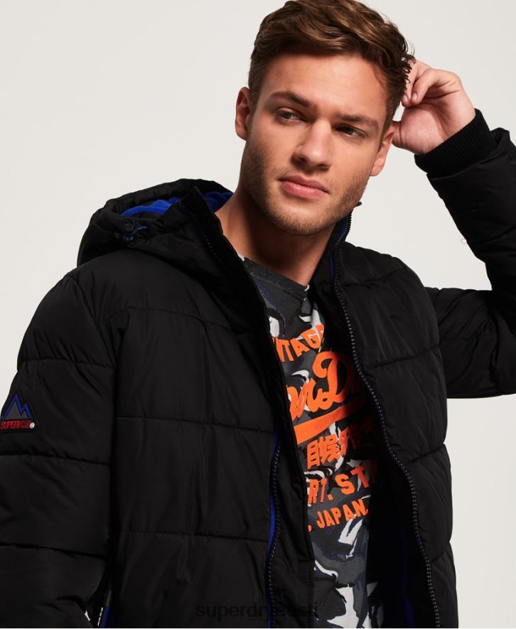 Superdry mehed sportlik puffjope B2LT41170 Riietus must