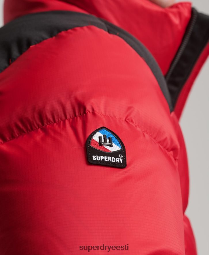 Superdry mehed sportliku koodiga sulejope B2LT44555 Riietus punane