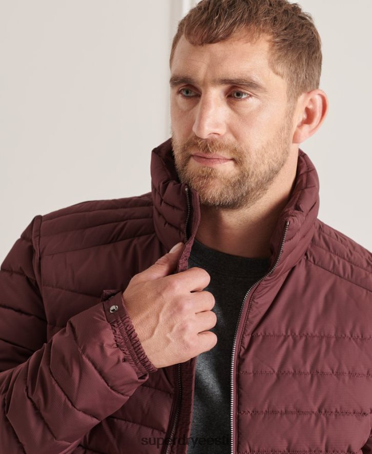 Superdry mehed studios kapuutsita fuji jope B2LT41154 Riietus punane