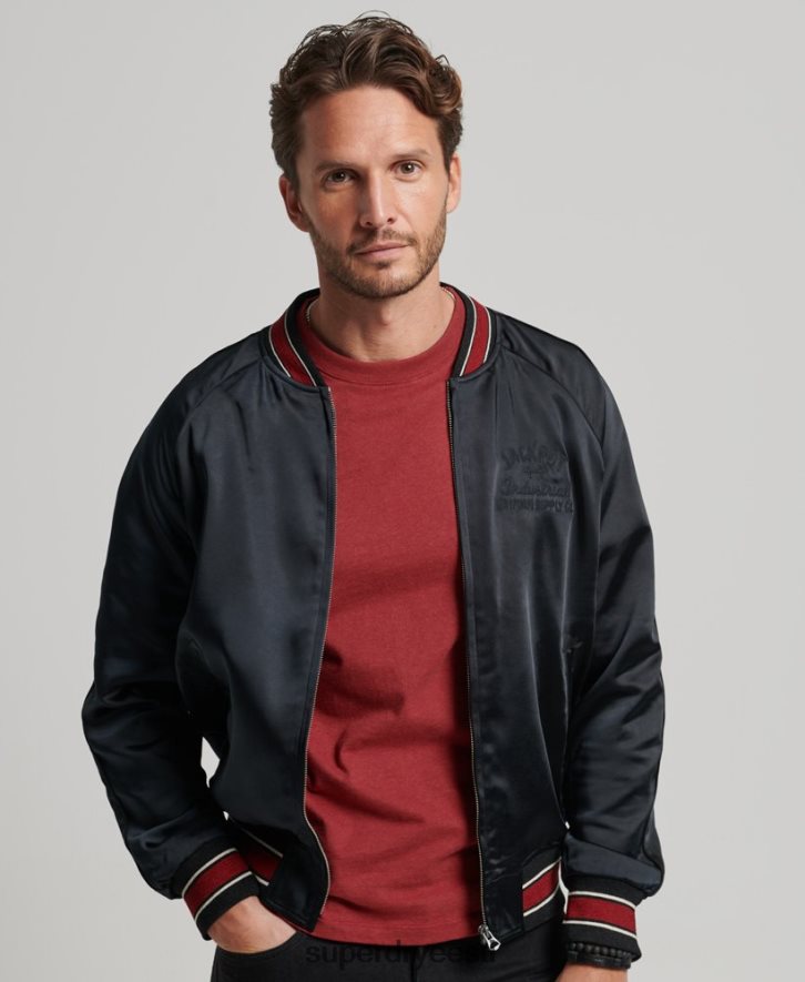 Superdry mehed sukajan jope B2LT4935 Riietus must