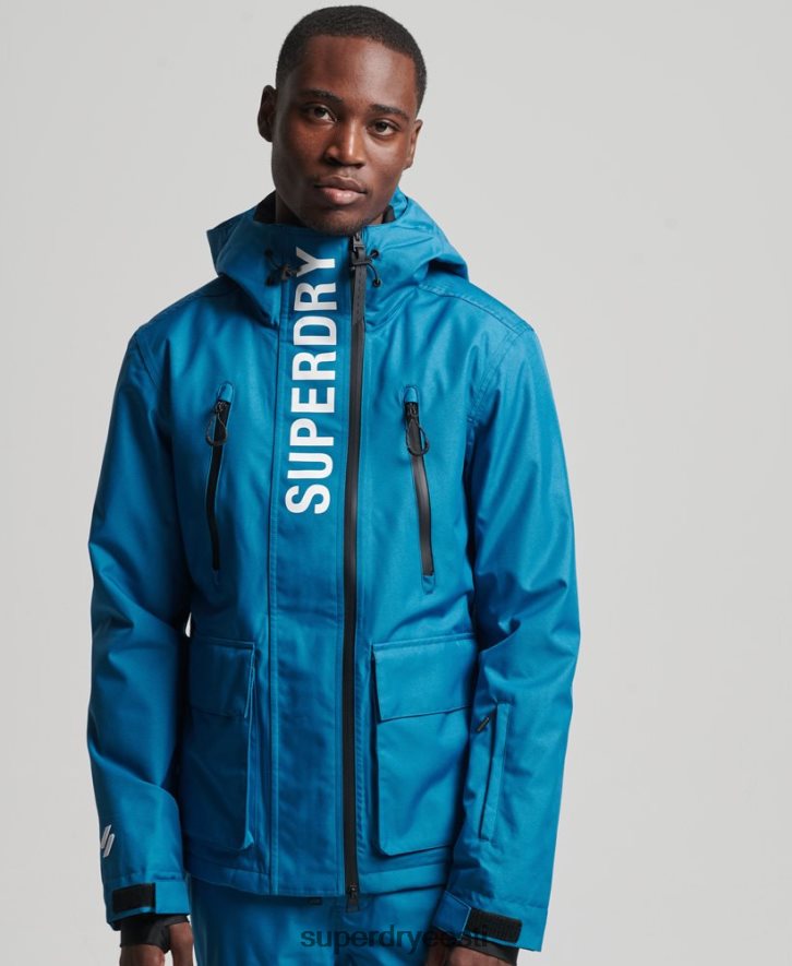 Superdry mehed suusapäästejope B2LT41375 Riietus sinine