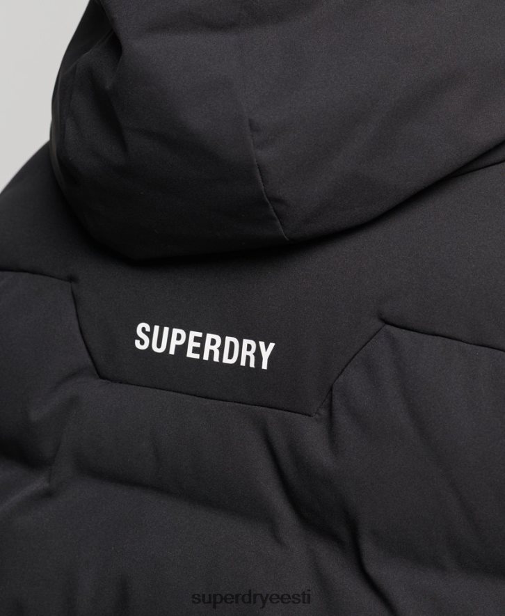 Superdry mehed suusaradar pro puffer jope B2LT41066 Riietus must