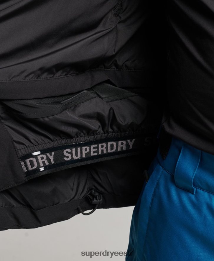 Superdry mehed suusaradar pro puffer jope B2LT41066 Riietus must