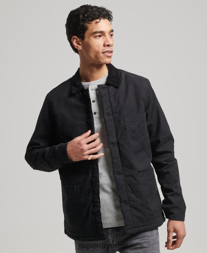 Superdry mehed tarbesegu särgi peale B2LT44598 Riietus must