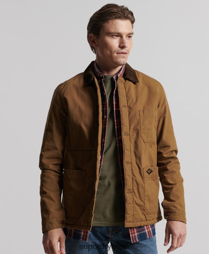 Superdry mehed tarbesegu särgi peale B2LT44712 Riietus pruun