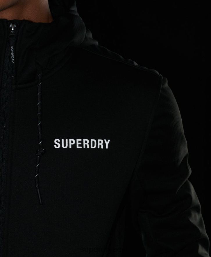 Superdry mehed tehniline soft shell jooksujakk B2LT41112 Riietus must