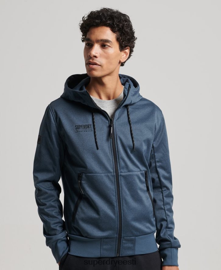 Superdry mehed tehniline soft shell jooksujakk B2LT44777 Riietus merevägi