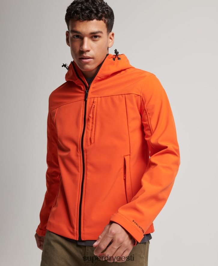 Superdry mehed trekker jope B2LT4936 Riietus oranž