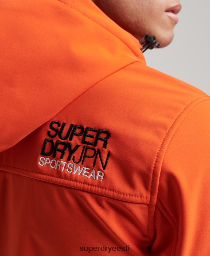 Superdry mehed trekker jope B2LT4936 Riietus oranž