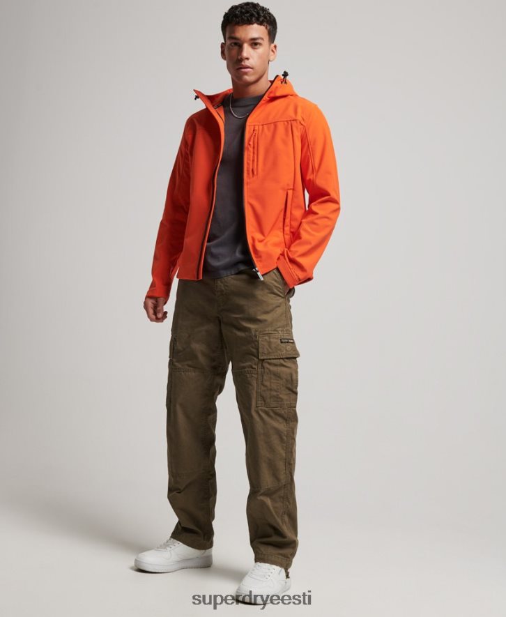 Superdry mehed trekker jope B2LT4936 Riietus oranž