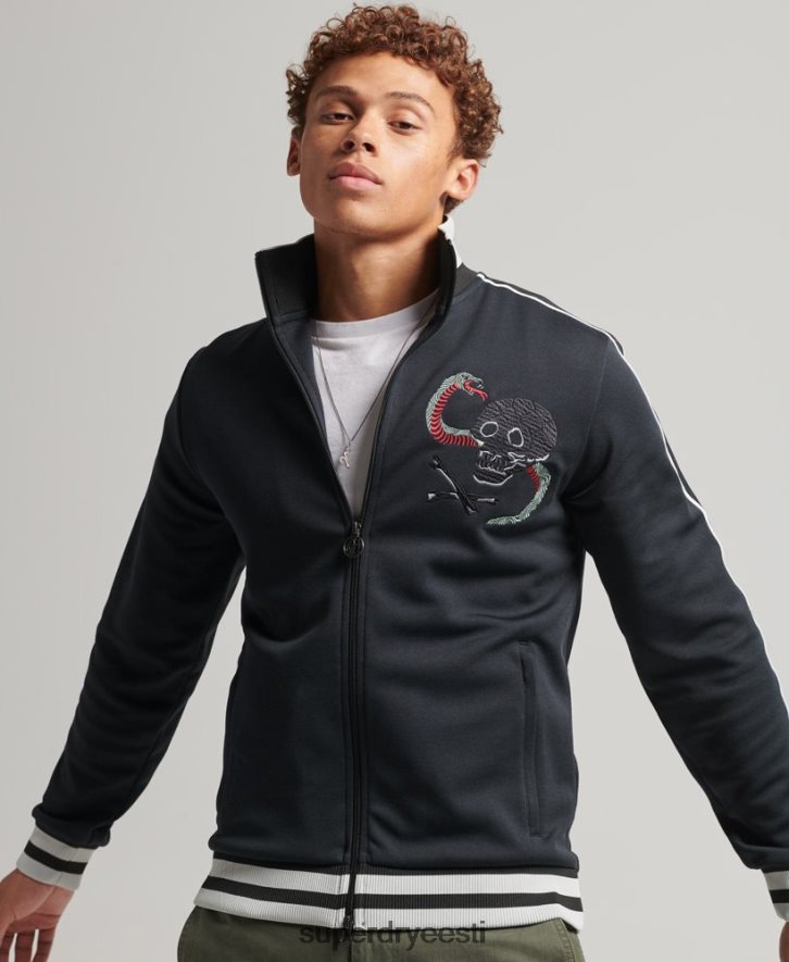 Superdry mehed trikoo suika spordijope B2LT4780 Riietus tumehall