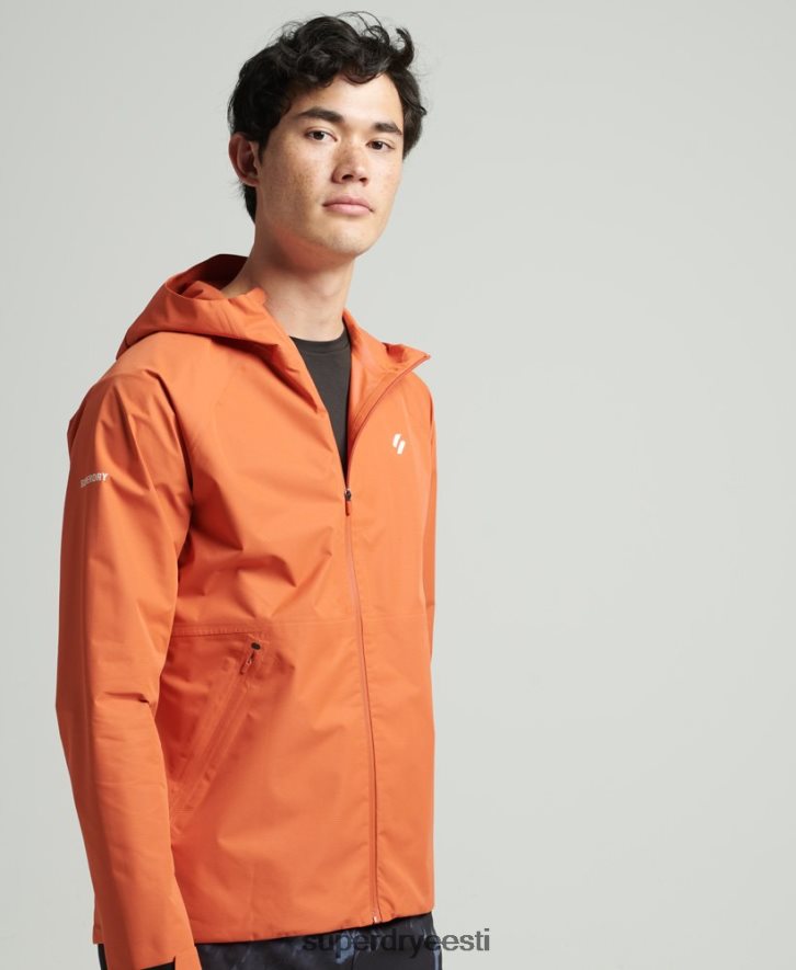 Superdry mehed veekindel jope B2LT41025 Riietus oranž