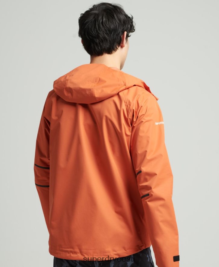 Superdry mehed veekindel jope B2LT41025 Riietus oranž