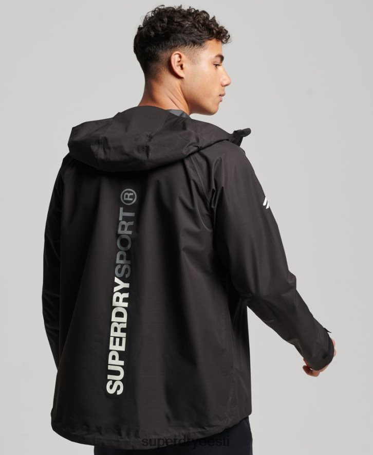 Superdry mehed veekindel jope B2LT41104 Riietus must