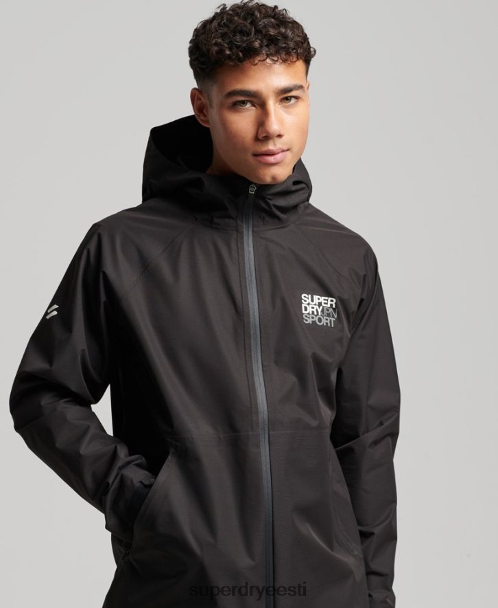 Superdry mehed veekindel jope B2LT41104 Riietus must