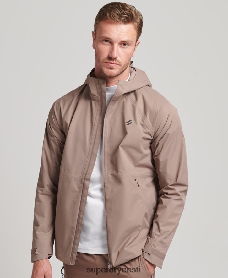 Superdry mehed veekindel jope B2LT44723 Riietus pruun