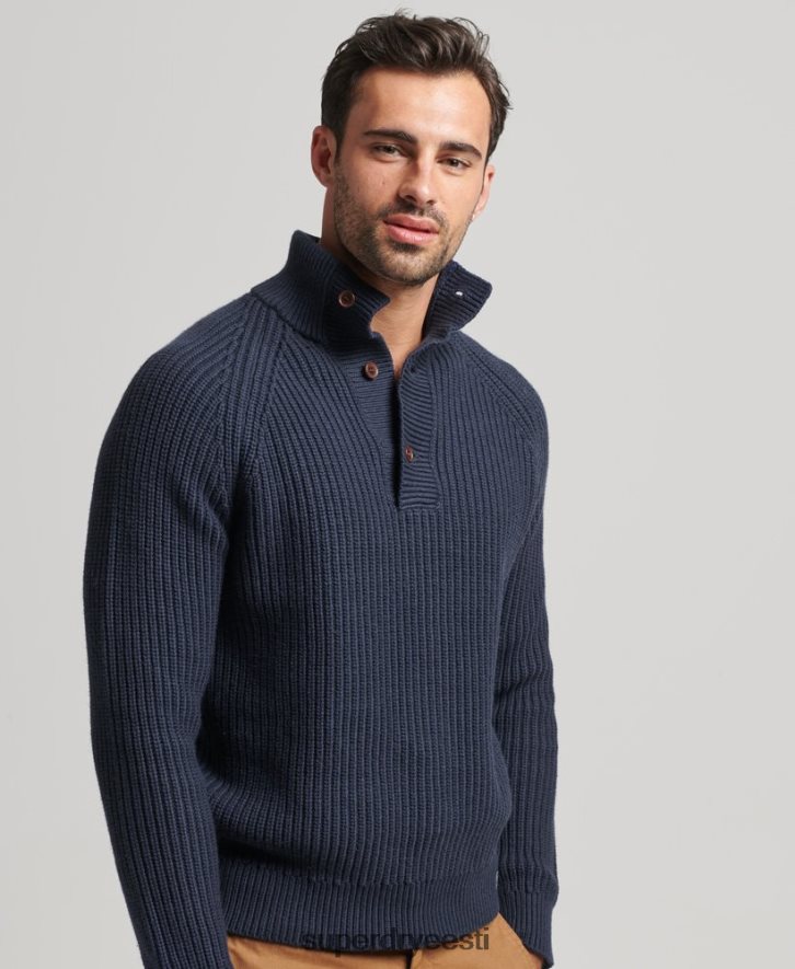 Superdry mehed henley hüppaja B2LT41255 Riietus merevägi