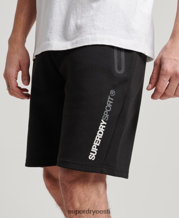 Superdry mehed gymtech lühikesed püksid B2LT4315 Riietus must