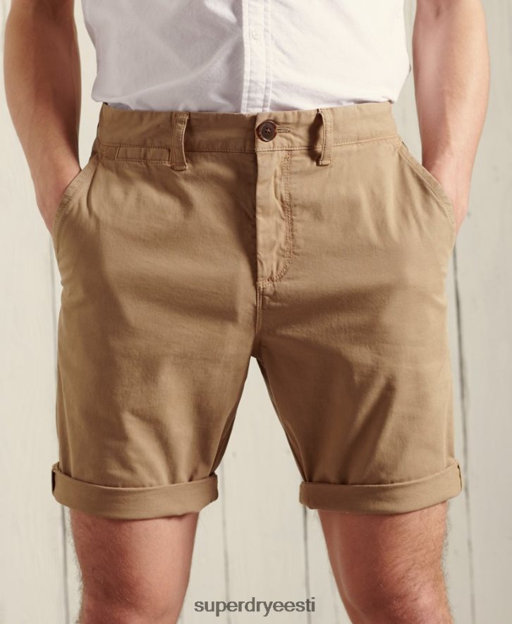 Superdry mehed rahvusvahelised chino-püksid B2LT46495 Riietus kollane