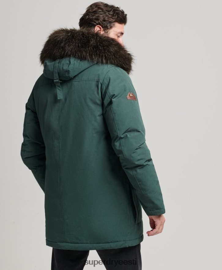 Superdry mehed algaja parka mantel B2LT44525 Riietus roheline