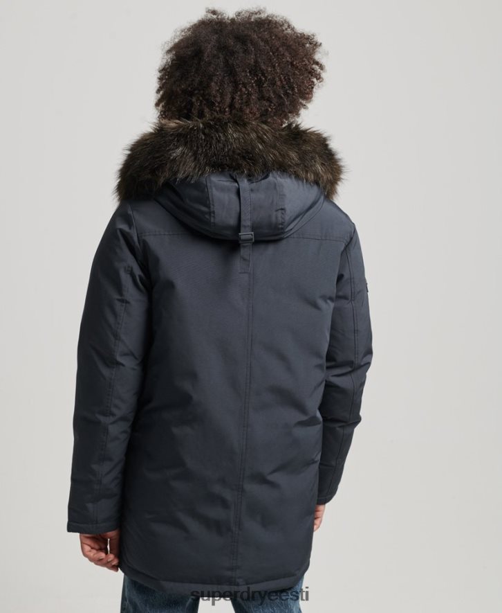 Superdry mehed algaja parka mantel B2LT44549 Riietus merevägi