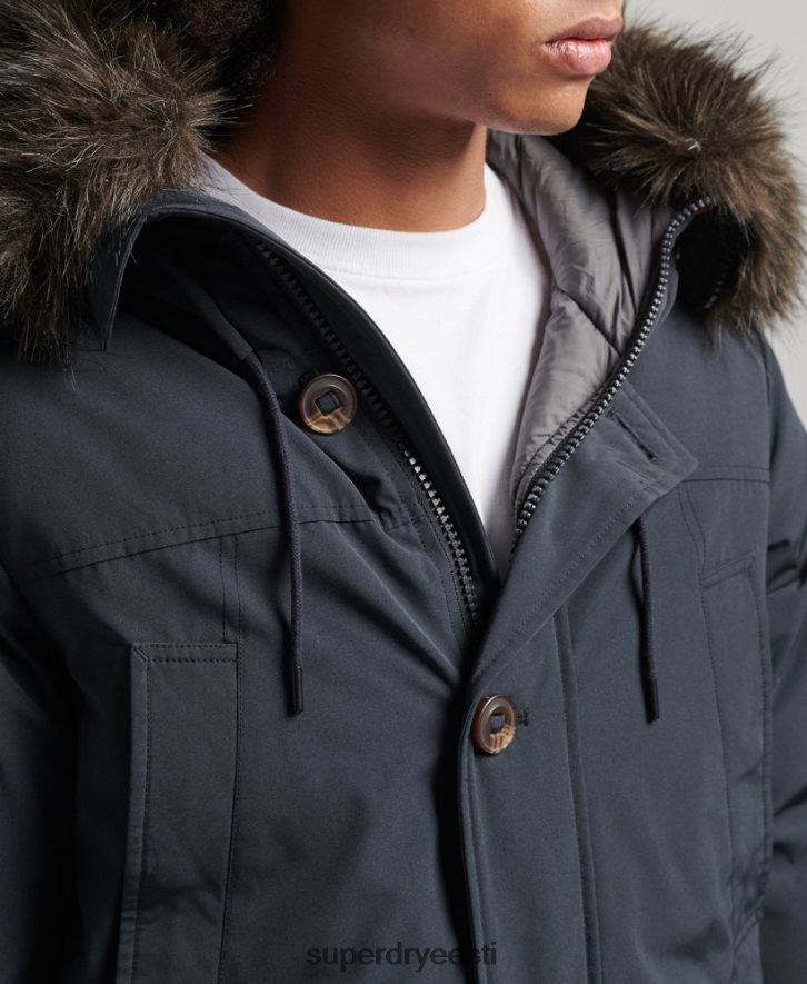 Superdry mehed algaja parka mantel B2LT44549 Riietus merevägi