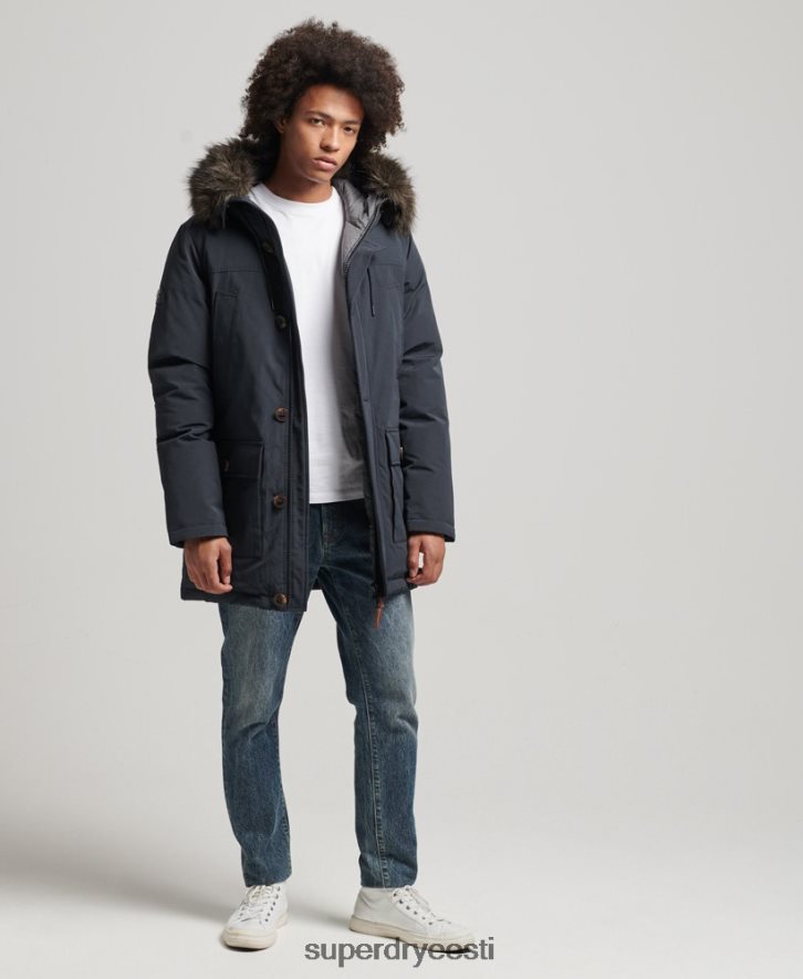 Superdry mehed algaja parka mantel B2LT44549 Riietus merevägi