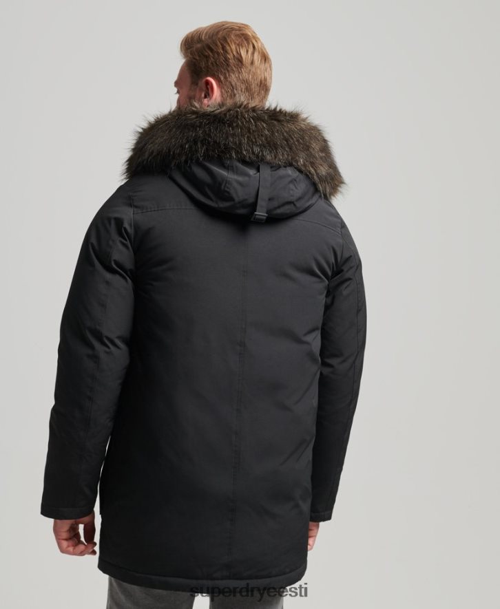 Superdry mehed algaja parka mantel B2LT44577 Riietus tumehall