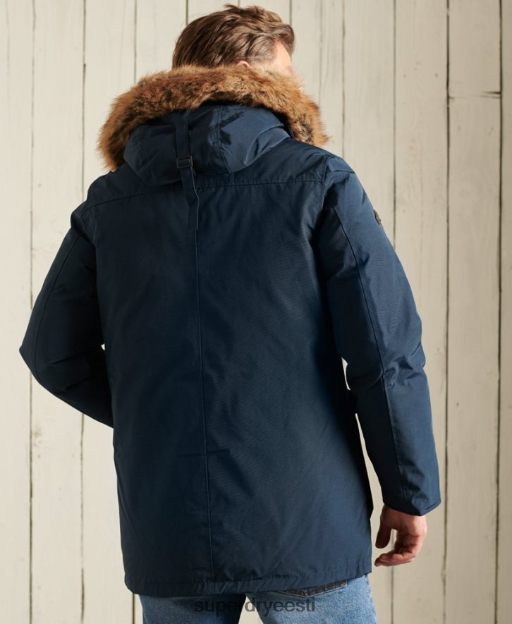 Superdry mehed algaja parka mantel B2LT44727 Riietus merevägi