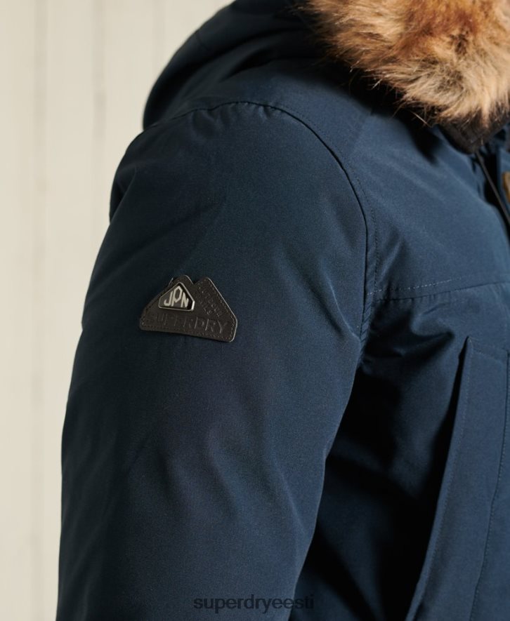 Superdry mehed algaja parka mantel B2LT44727 Riietus merevägi