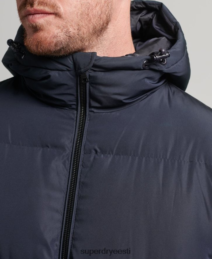 Superdry mehed eriti pikk mantel B2LT41058 Riietus merevägi