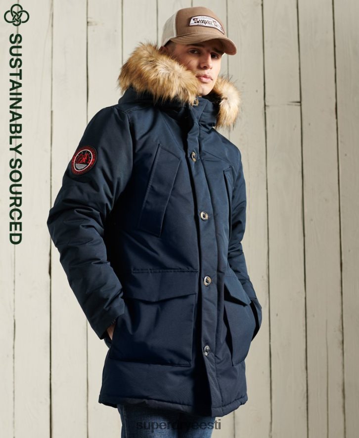 Superdry mehed everest parkmantel B2LT41027 Riietus merevägi