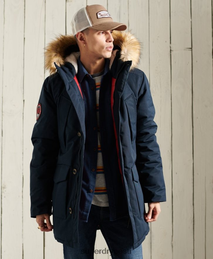 Superdry mehed everest parkmantel B2LT41027 Riietus merevägi