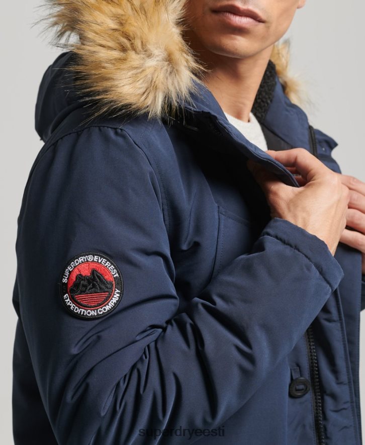 Superdry mehed everest parkmantel B2LT41097 Riietus merevägi